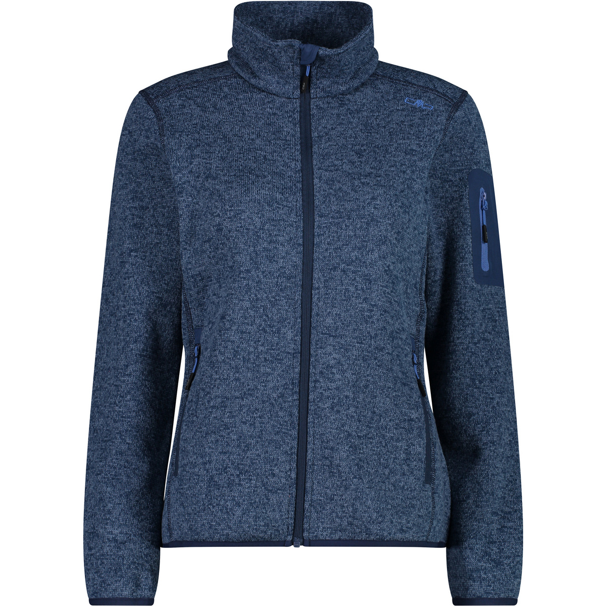 CMP Damen Strick Fleece Jacke (Größe XS, blau)
