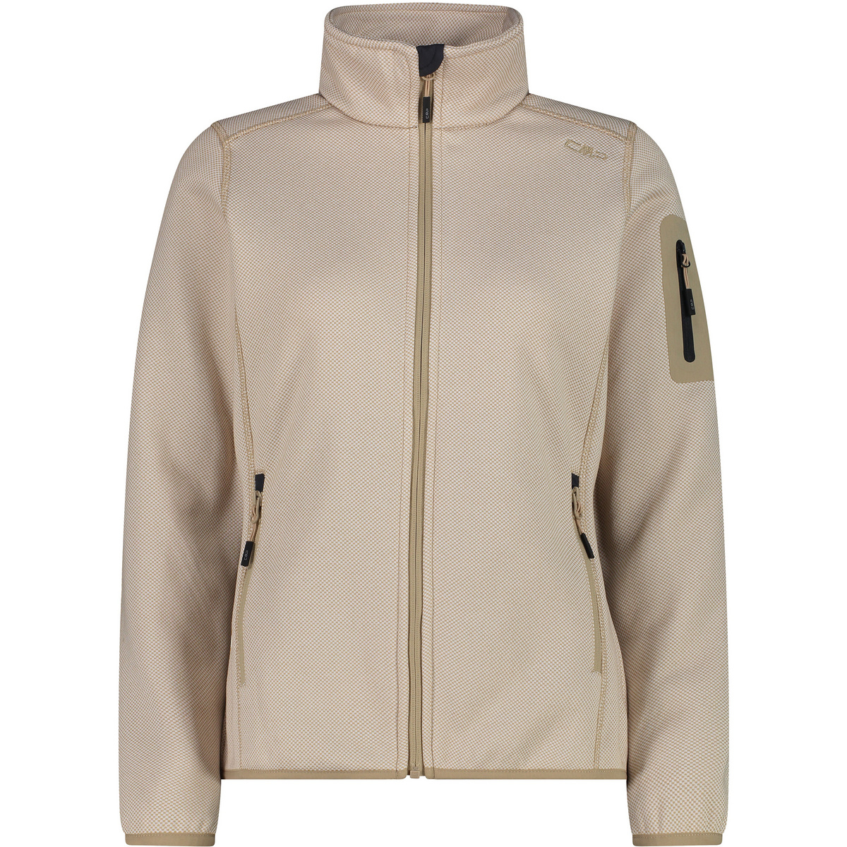 CMP Damen Strick Fleece Jacke (Größe XL, weiss)
