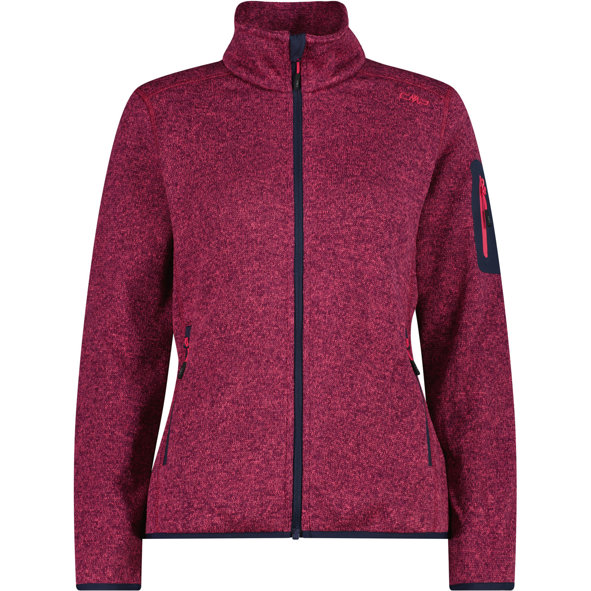 CMP Damen Strick Fleece Jacke (Größe XXL, lila)