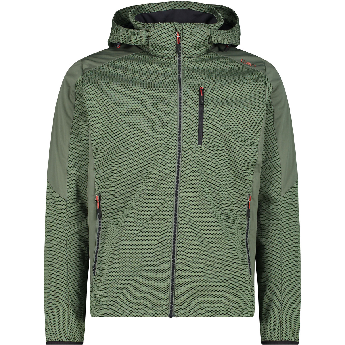 CMP Homme Veste Zip Hoodie (taille XXL, Vert)