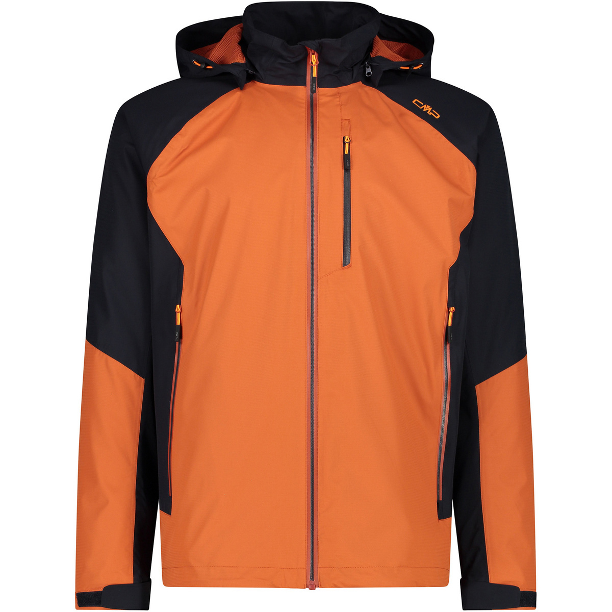CMP Herren Zip Hoodie Jacke (Größe 4XL, orange)