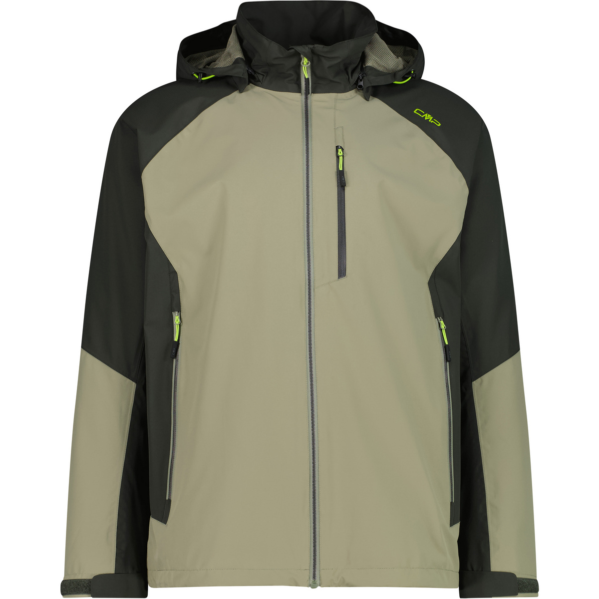 CMP Herren Zip Hoodie Jacke (Größe 5XL, oliv)