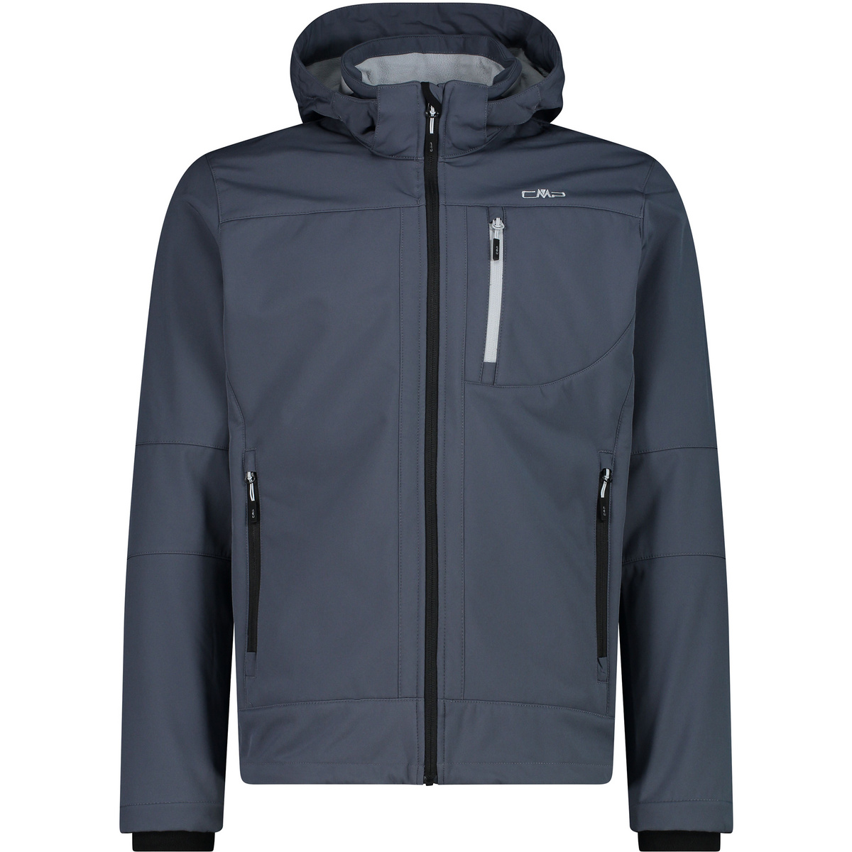 CMP Herren Zip Hoodie Softshell Jacke (Größe XXL, grau)