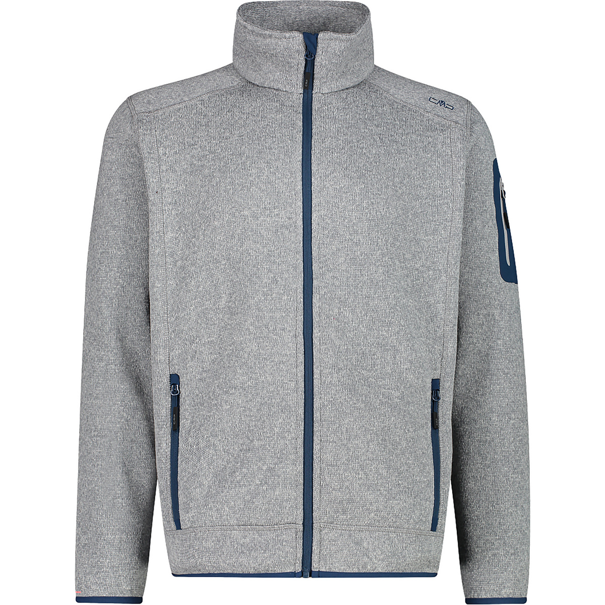 CMP Herren Strick Fleece Jacke (Größe 3XL, grau)