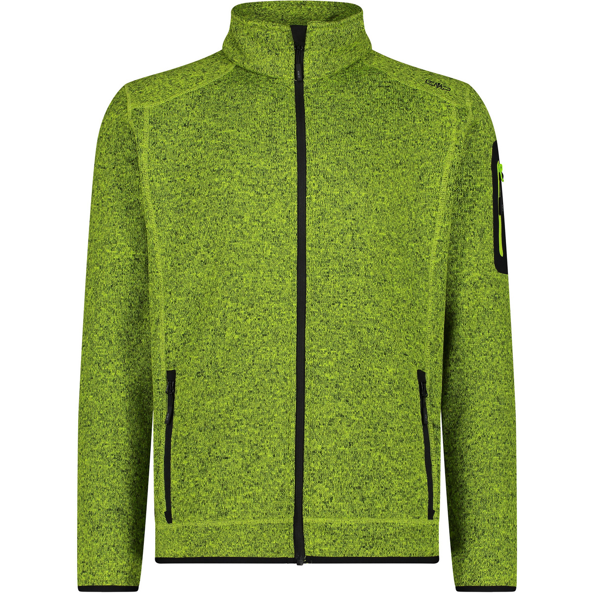CMP Herren Strick Fleece Jacke (Größe 5XL, gruen)
