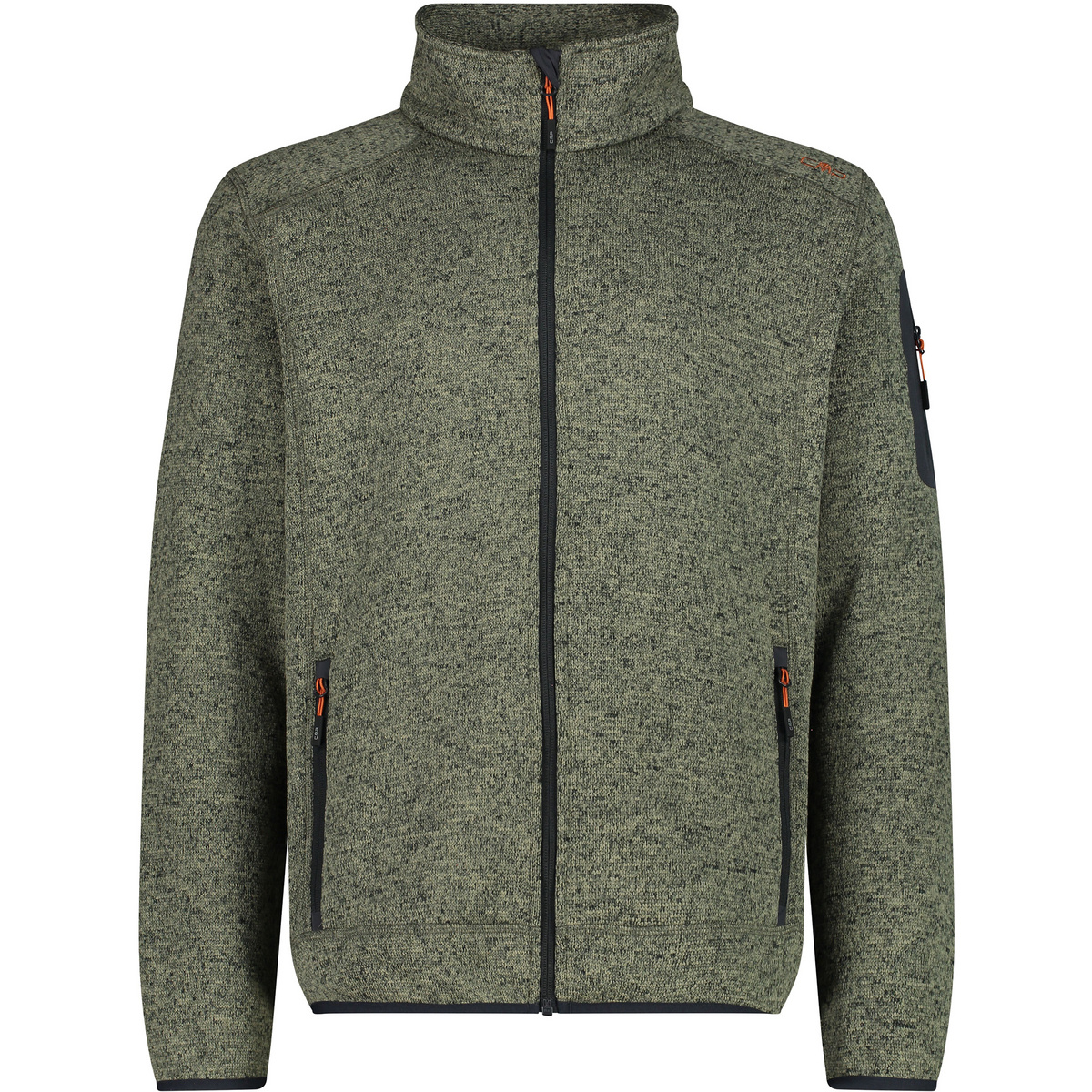CMP Herren Strick Fleece Jacke (Größe L, beige)