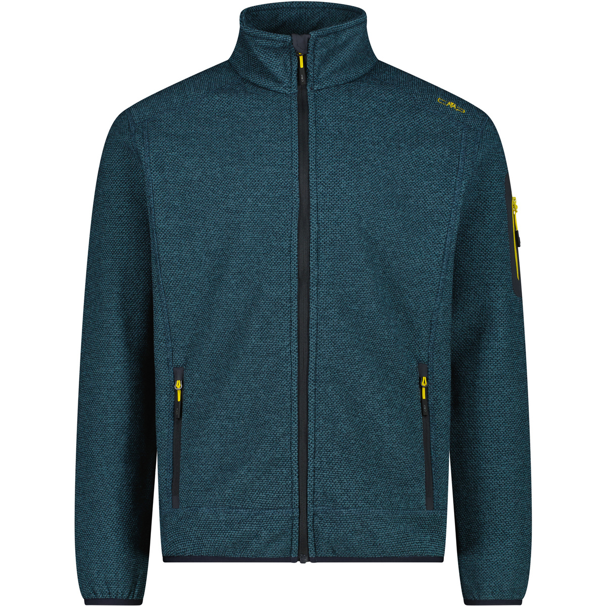 CMP Herren Strick Fleece Jacke (Größe 3XL, blau)