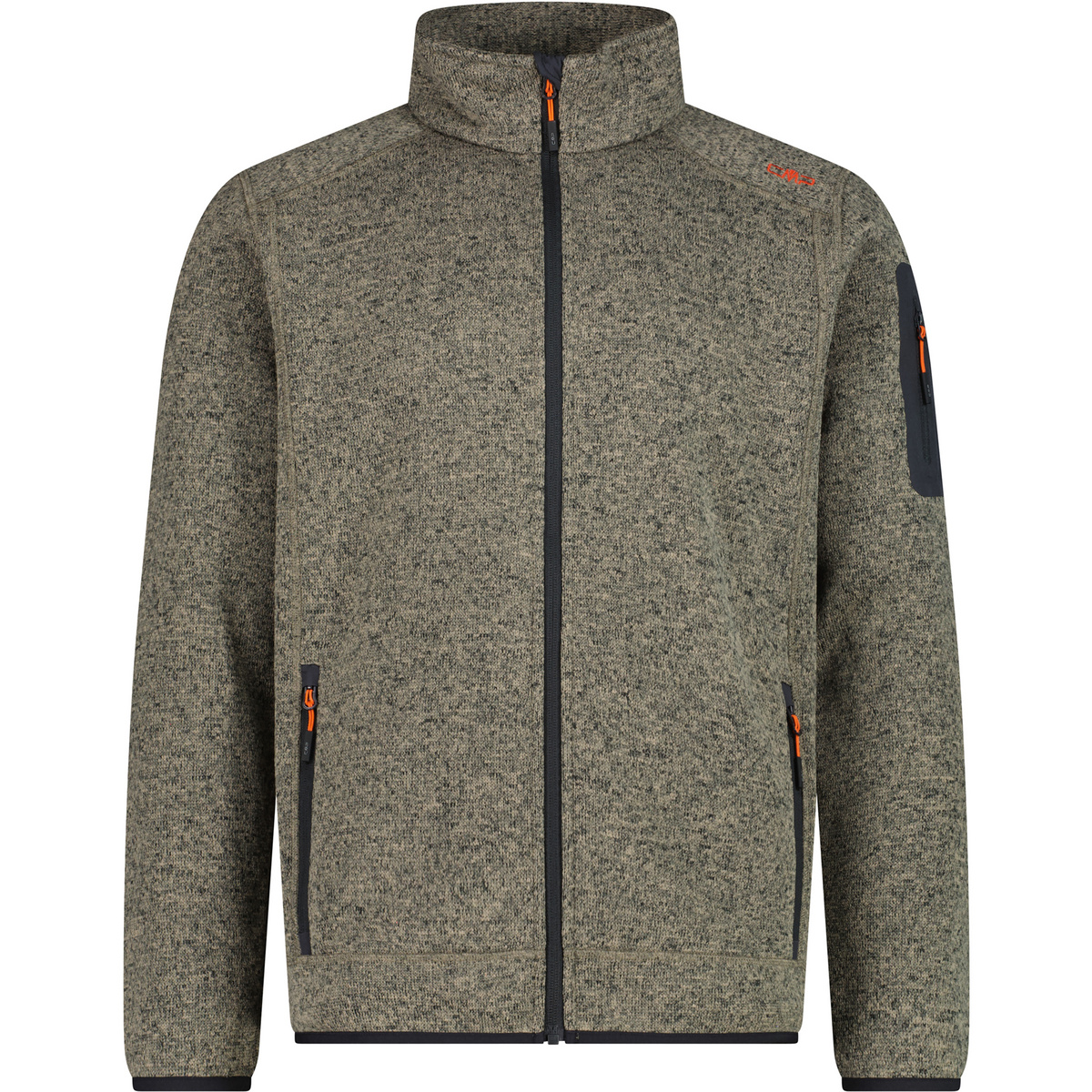 CMP Herren Strick Fleece Jacke (Größe XL, oliv)
