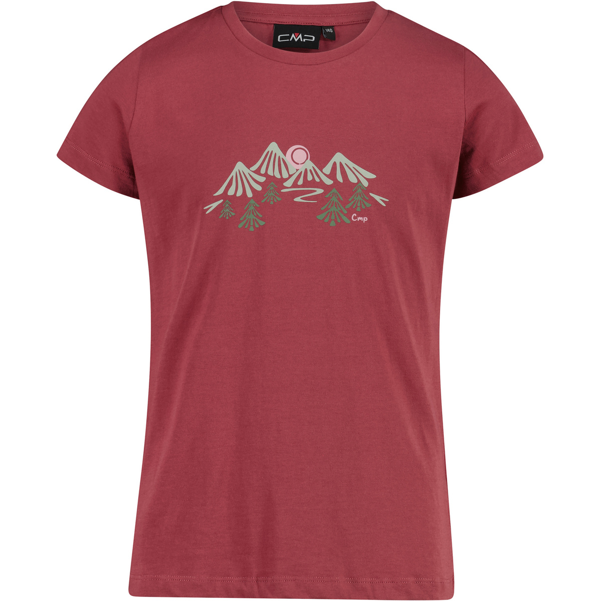 CMP Kinder T-Shirt (Größe 152, rot)