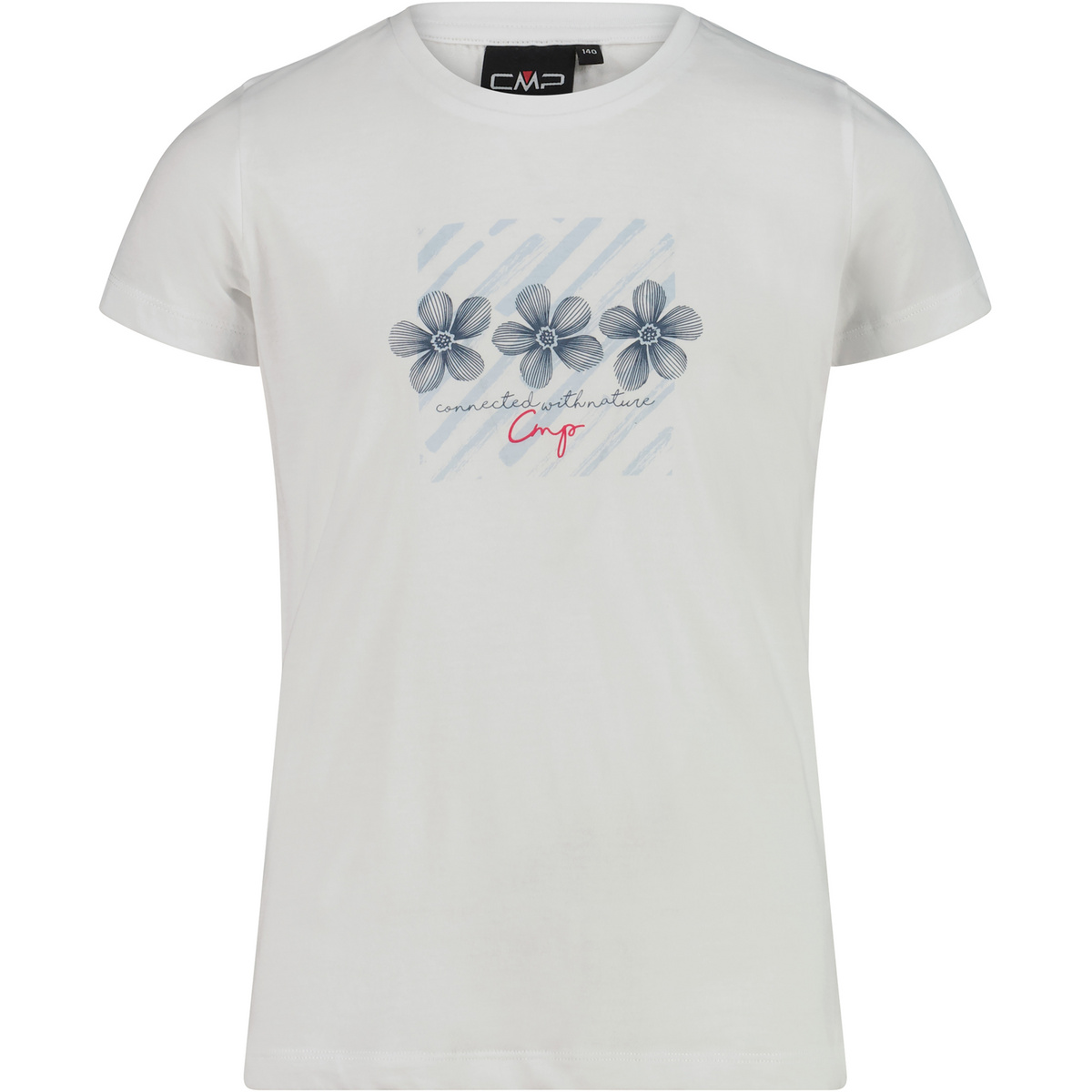 CMP Kinder T-Shirt (Größe 176, weiss)