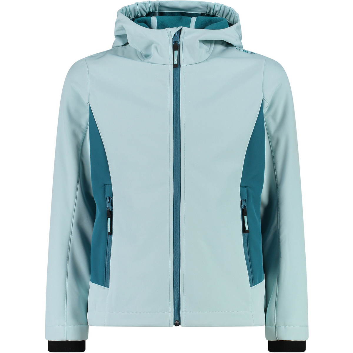 CMP Kinder Softshell Hoodie Jacke (Größe 98, tuerkis)