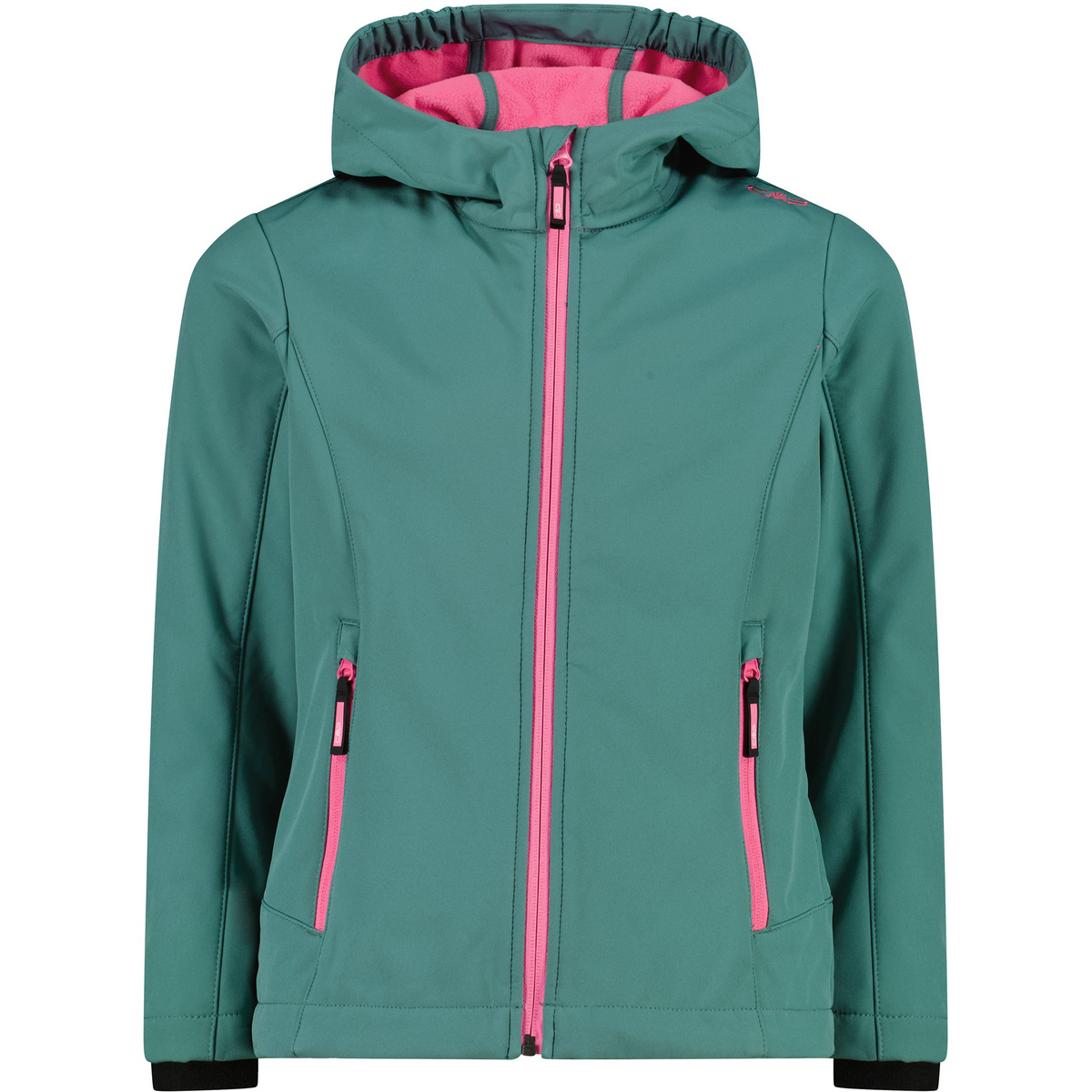 CMP Kinder Softshell Hoodie Jacke (Größe 110, tuerkis)