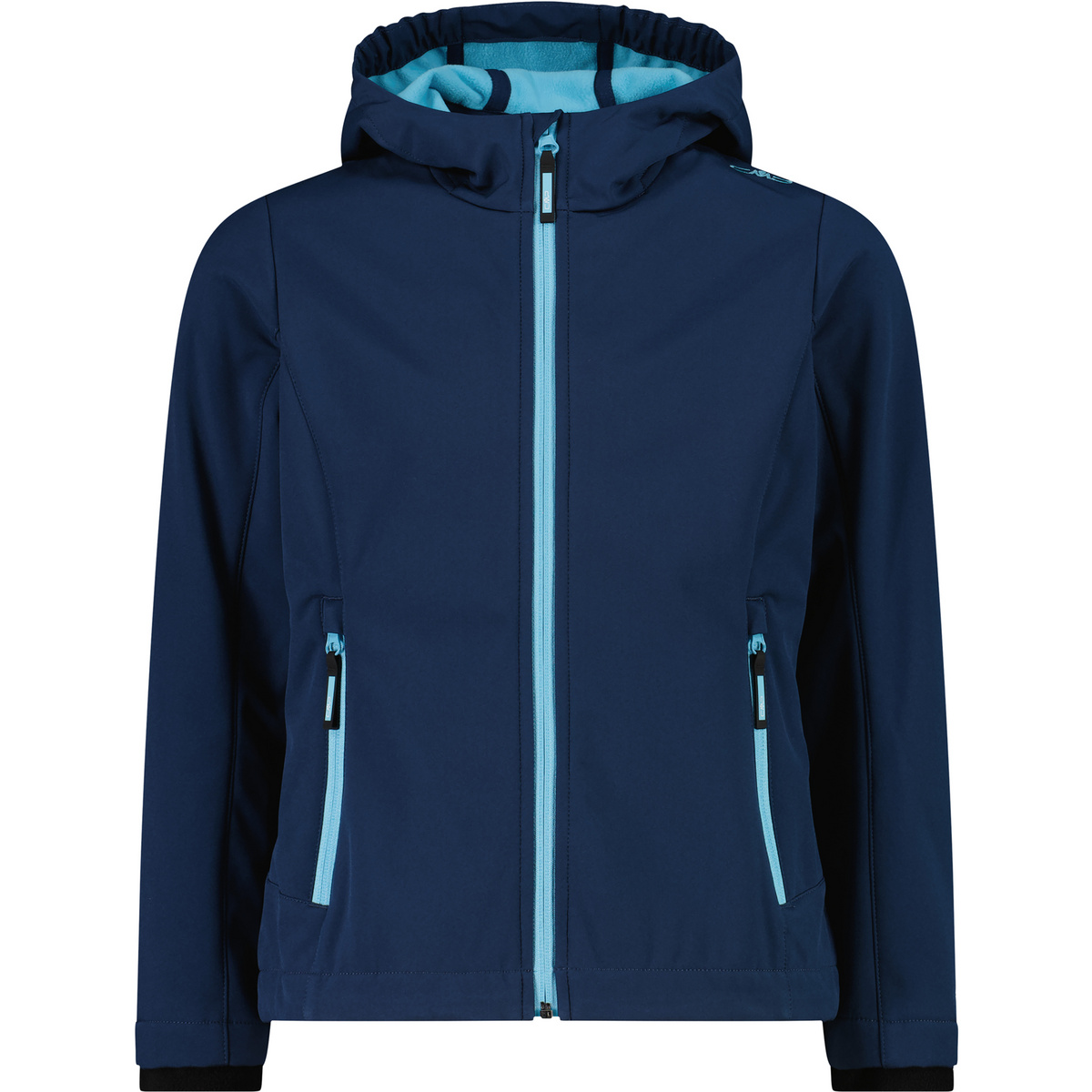 CMP Kinder Softshell Hoodie Jacke (Größe 110, blau)