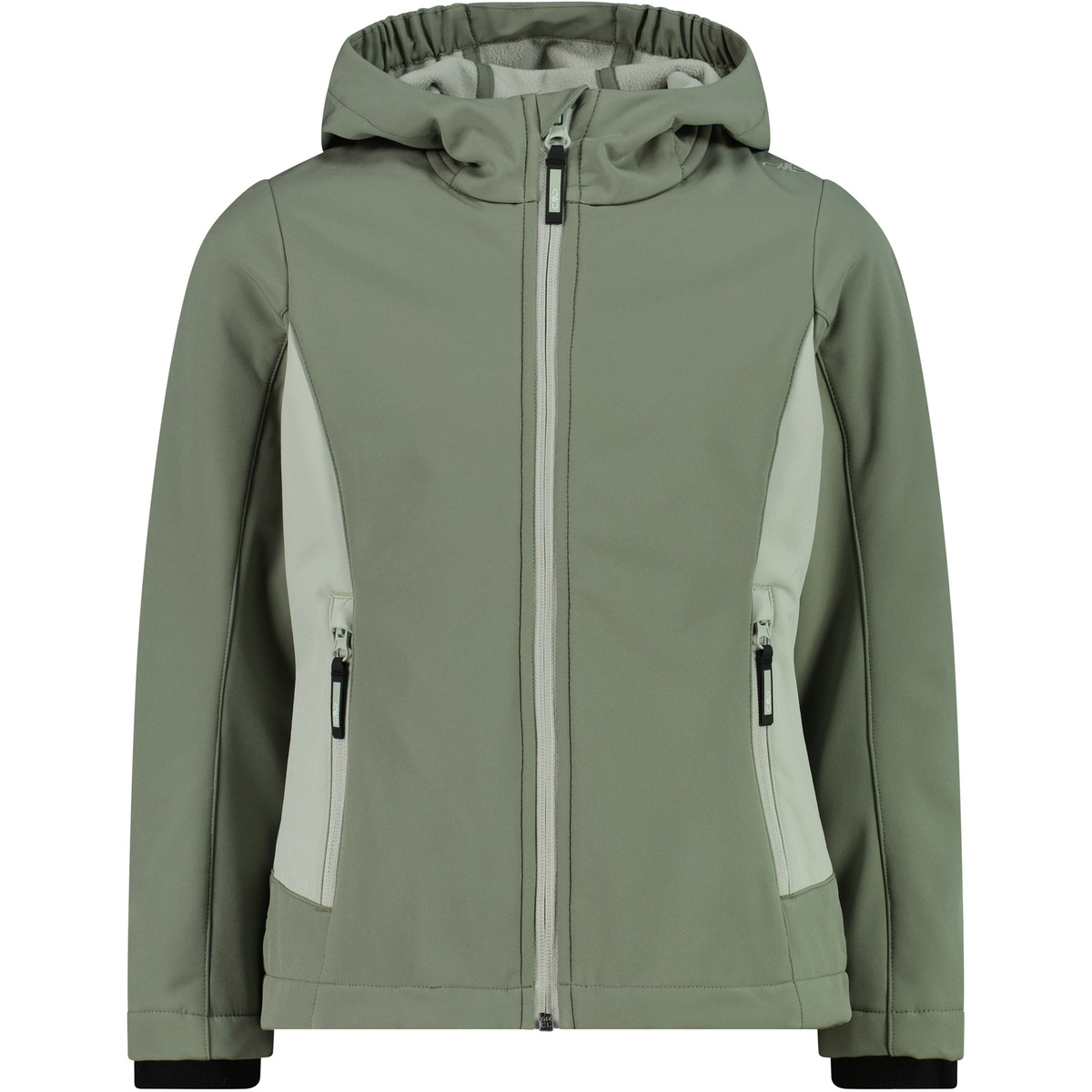 CMP Kinder Softshell Hoodie Jacke (Größe 164, gruen)