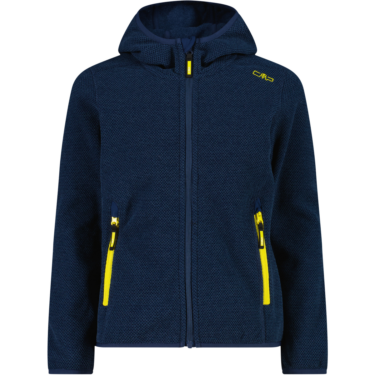CMP Kinder Strick Fleece Jacke (Größe 110, blau)
