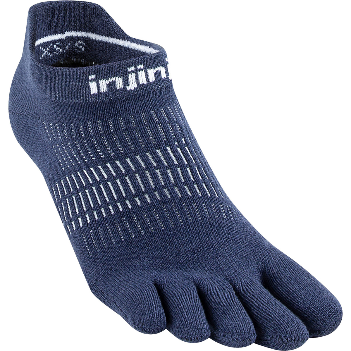 Injinji Donna Calze Run Lightweight No-Show (Taglia 40.5 , Blu)