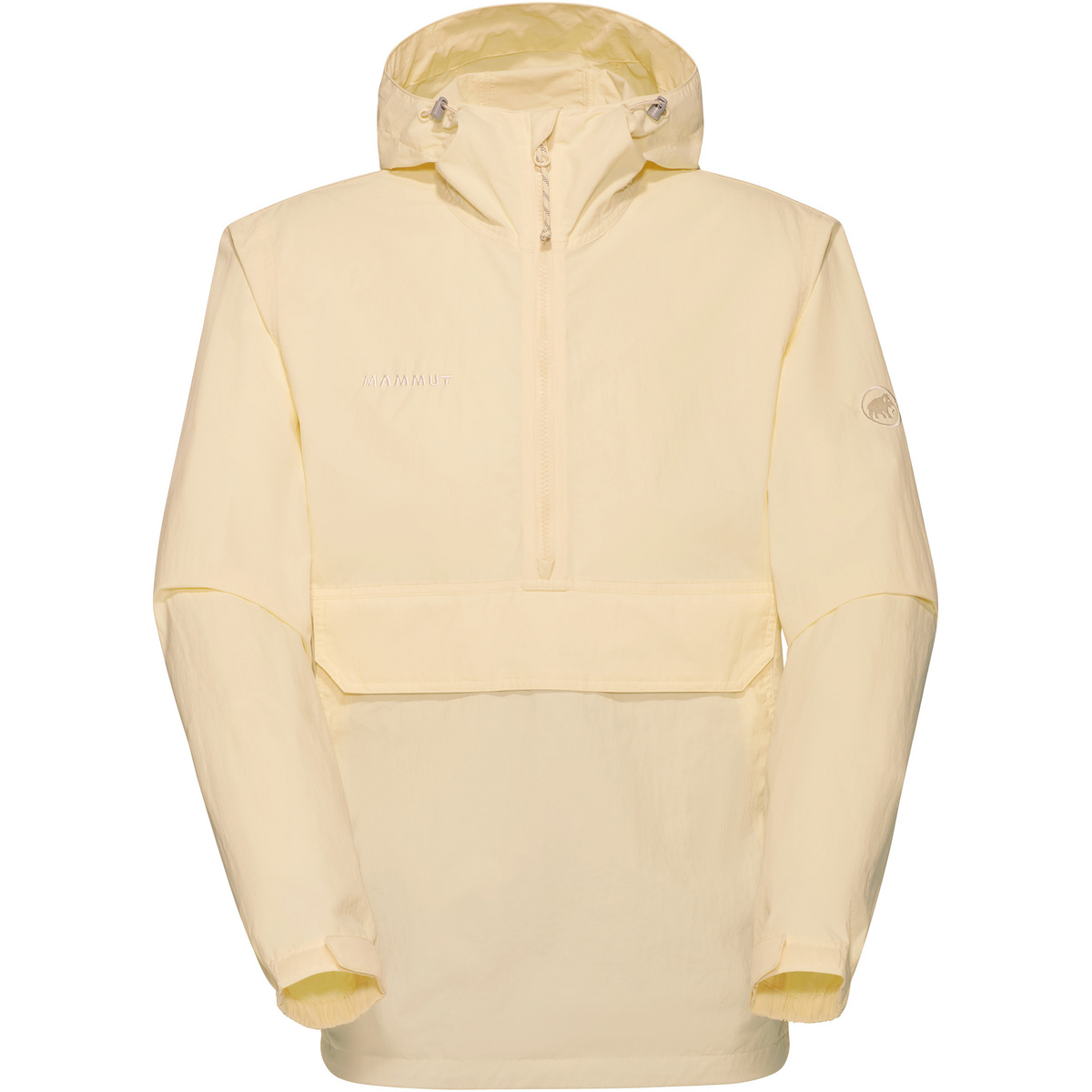 Mammut Giacca a vento con cappuccio WB Hiking (Taglia S, Bianco)