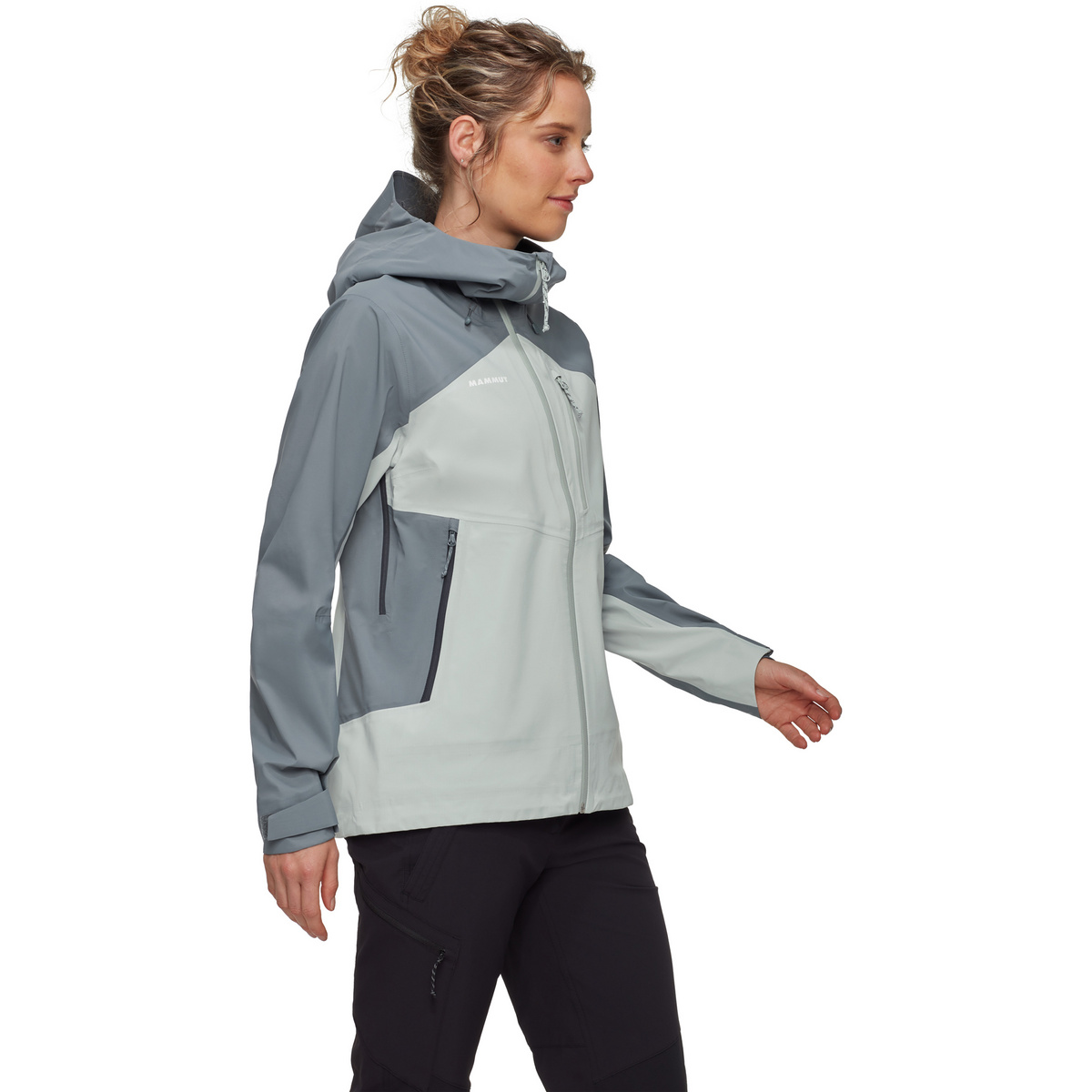 Mammut Damen Alto Guide HS Hoodie Jacke (Größe M, grau)