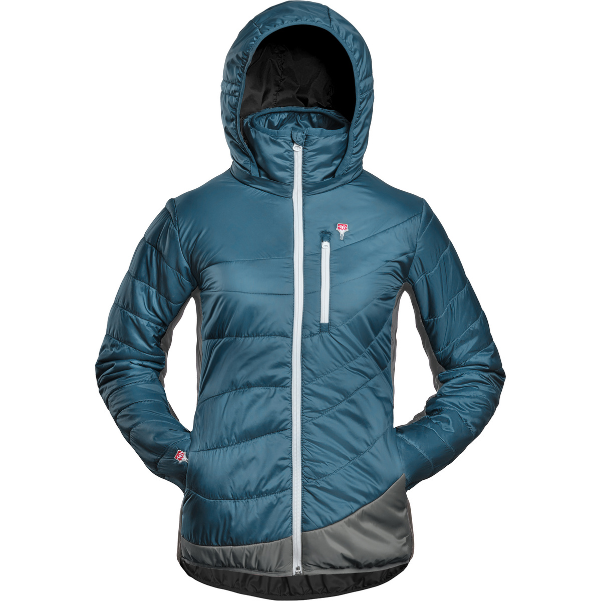 Grüezi Bag Femme Veste Refreshful SilkWool (taille L, Bleu)