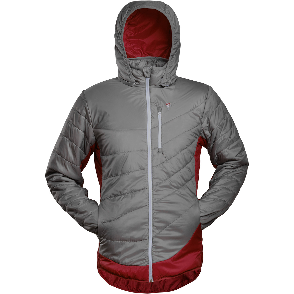 Grüezi Bag Herren Refreshful SilkWool Jacke (Größe L, grau)