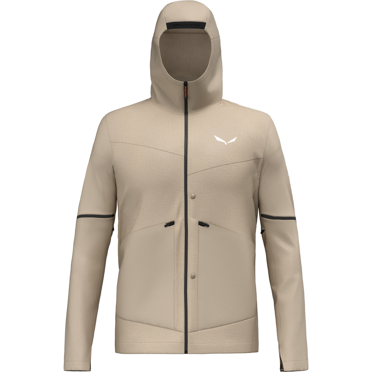 Salewa Uomo Giacca Puez Hemp/DST 2/1 Hyb (Taglia XL, Beige)