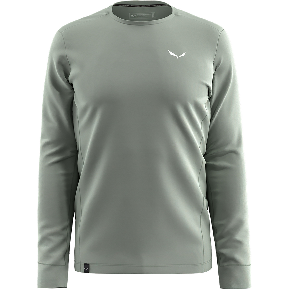 Salewa Uomo Maglietta Puez Dry (Taglia L, Grigio)