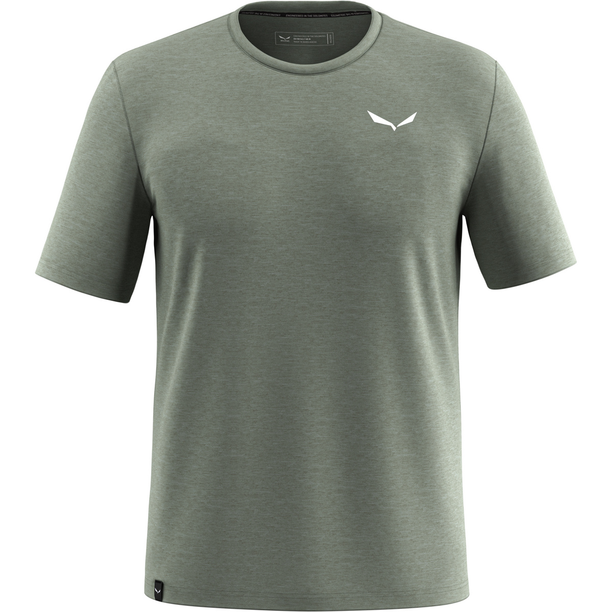 Salewa Herren Eagle Minilogo AM T-Shirt (Größe M, grau)