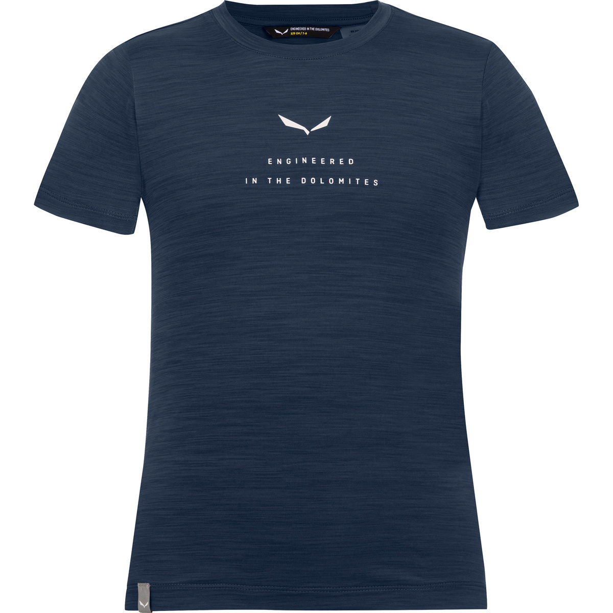 Salewa Bambino Maglia a manica corta Eagle Dry S/S (Taglia 116, Blu)