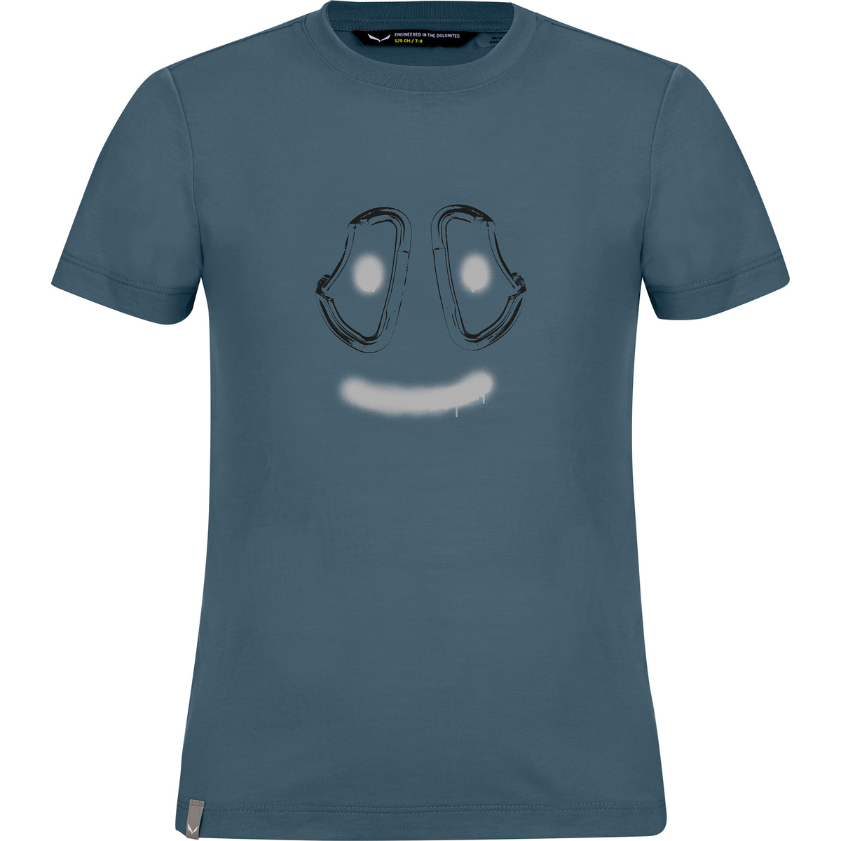 Salewa Bambino Maglietta Graphic Dry P/E (Taglia 152, Blu)