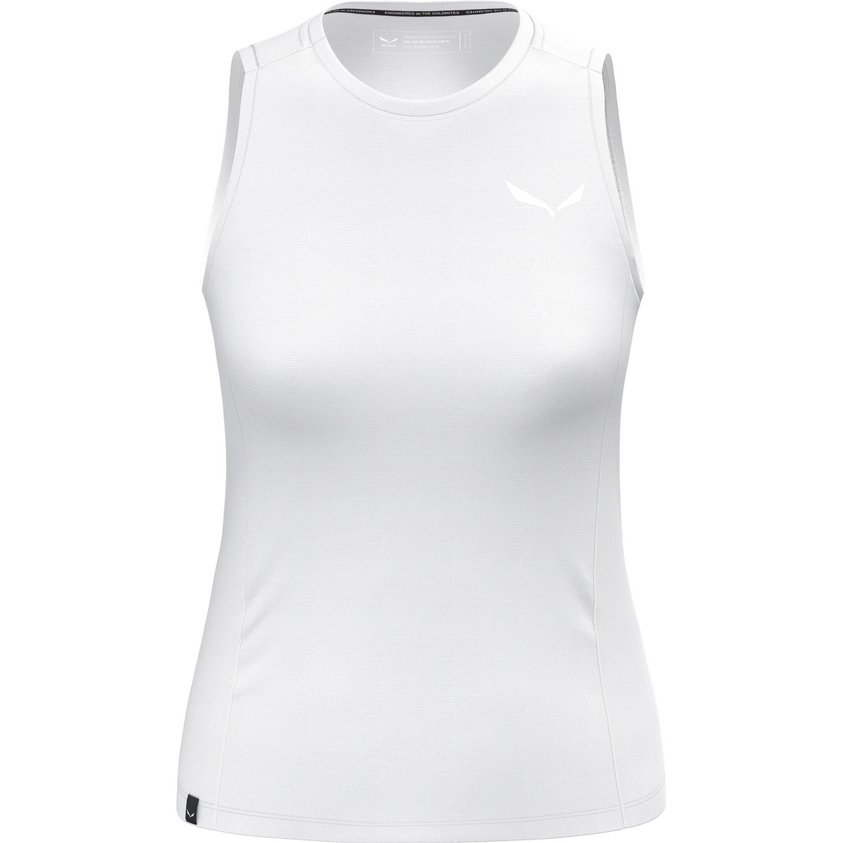 Salewa Donna Canotta Puez Dry (Taglia L, Bianco)