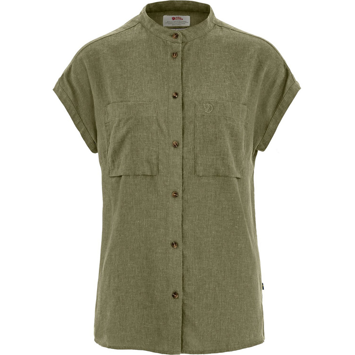 Fjällräven Femme Blouse Övik Hemp (taille L, Olive)