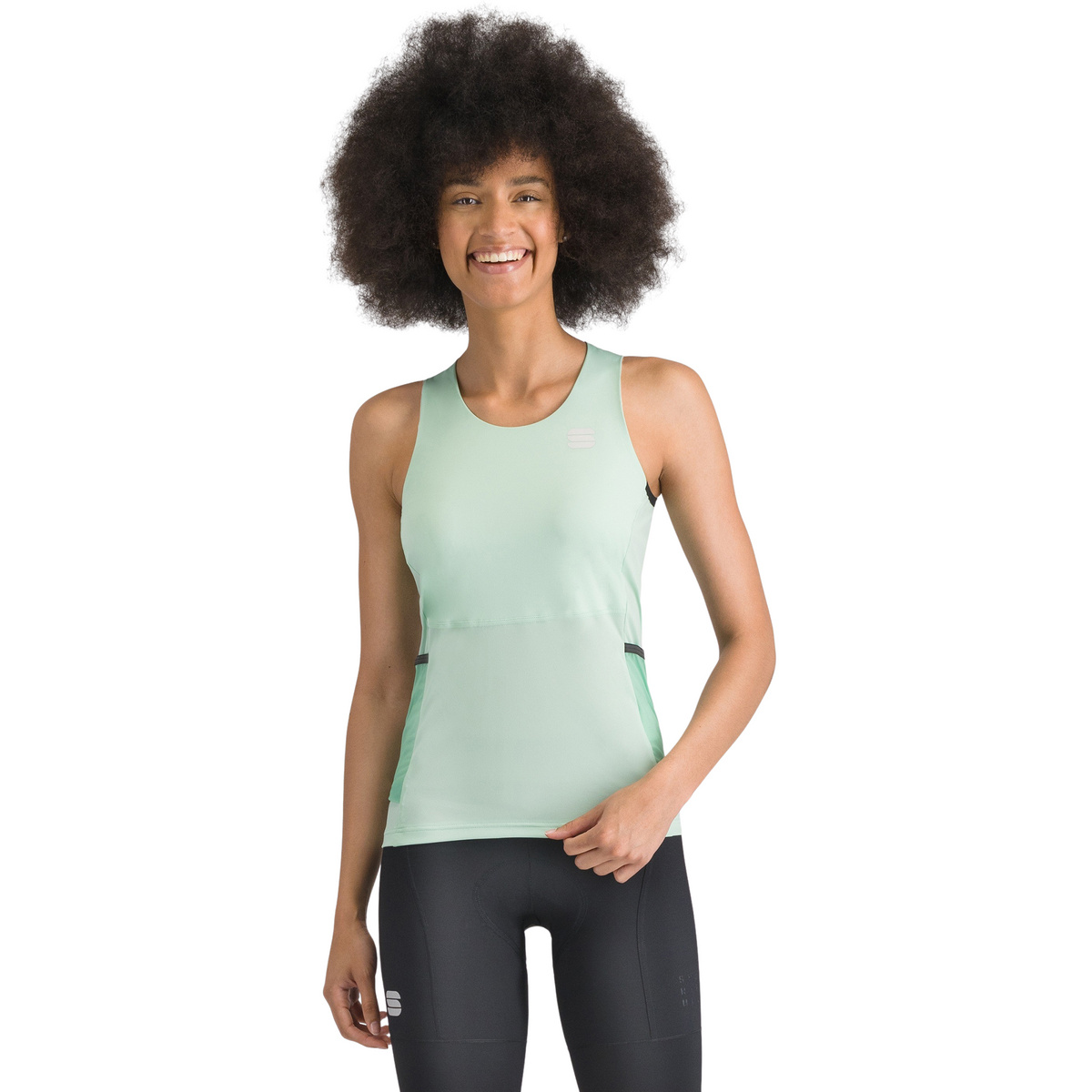 Sportful Donna Top Supergiara (Taglia XS, Verde)