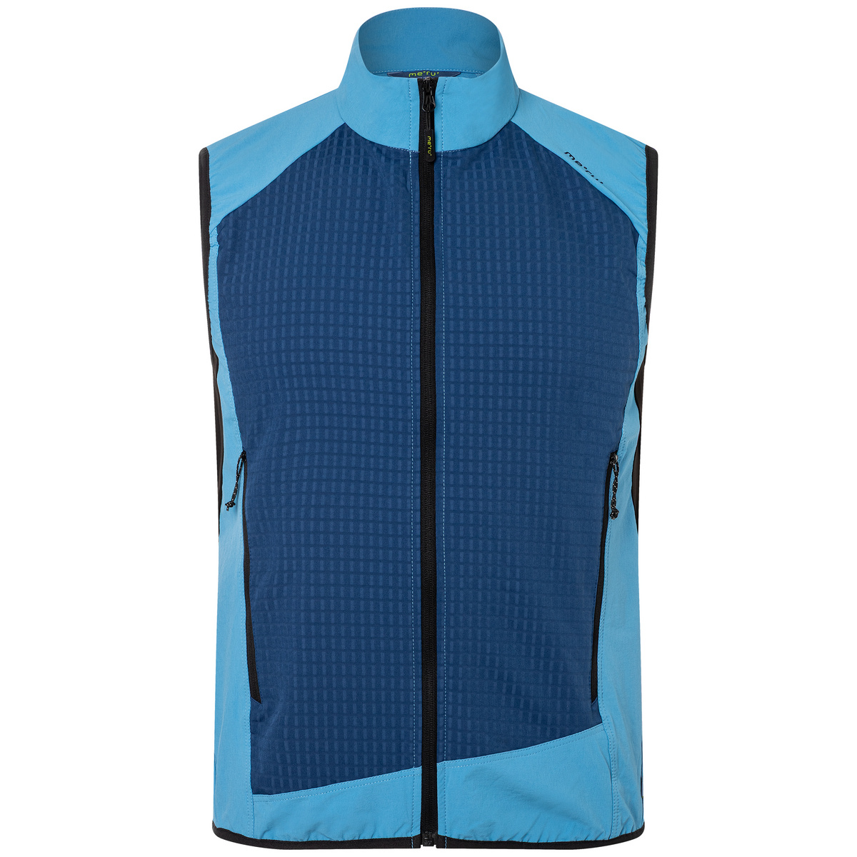 Bergzeit Basics Uomo GIlet Geelong Meru (Taglia XL, Blu)