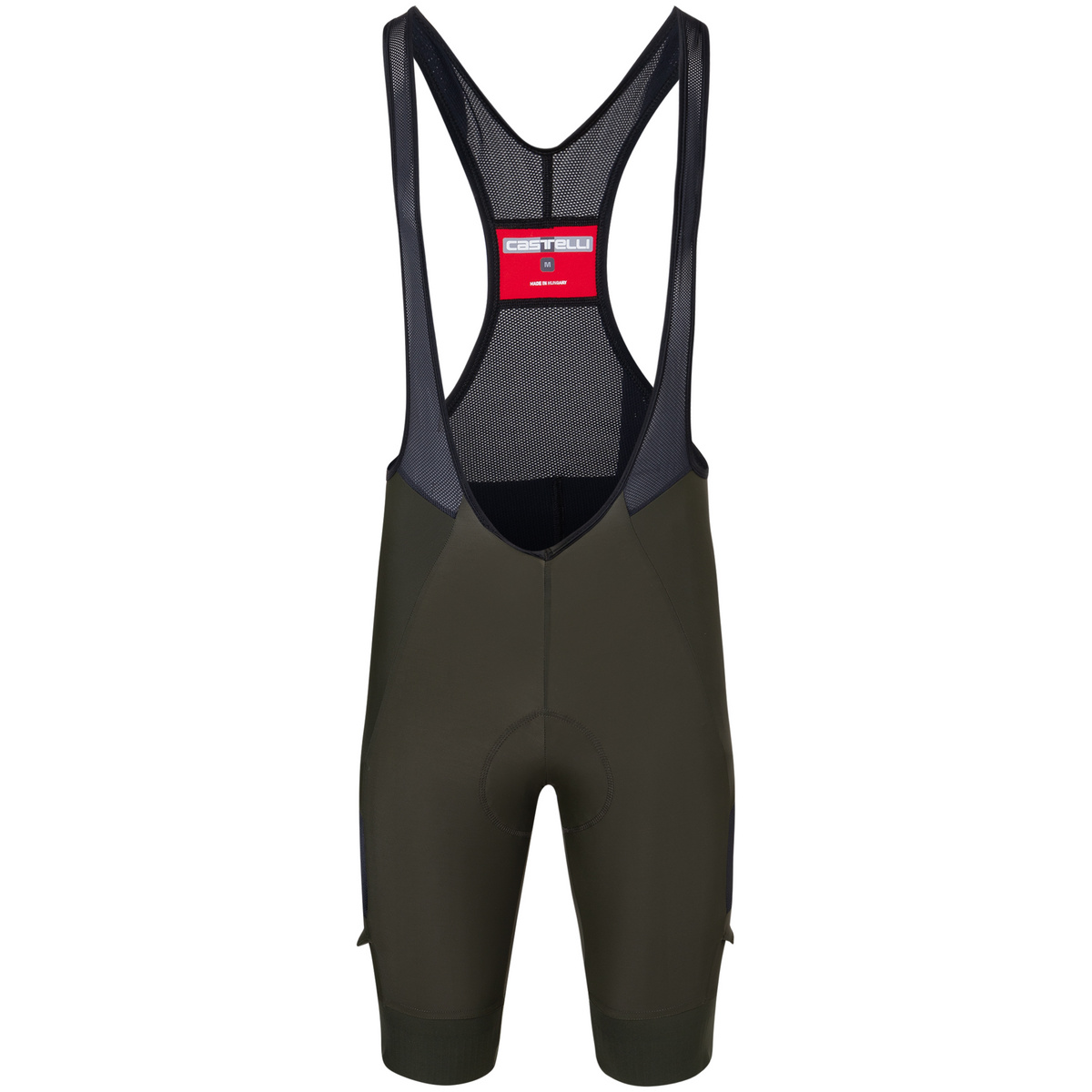 Castelli Homme Shorts à bretelles Unlimited Cargo (taille L, Vert)