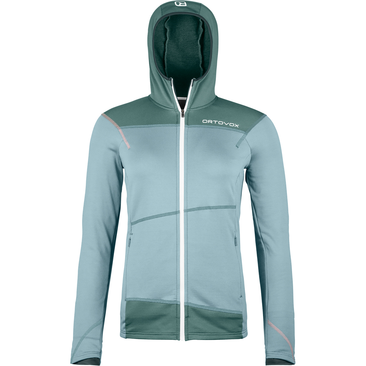 Ortovox Damen Fleece Light Hoodie Jacke (Größe S, blau)