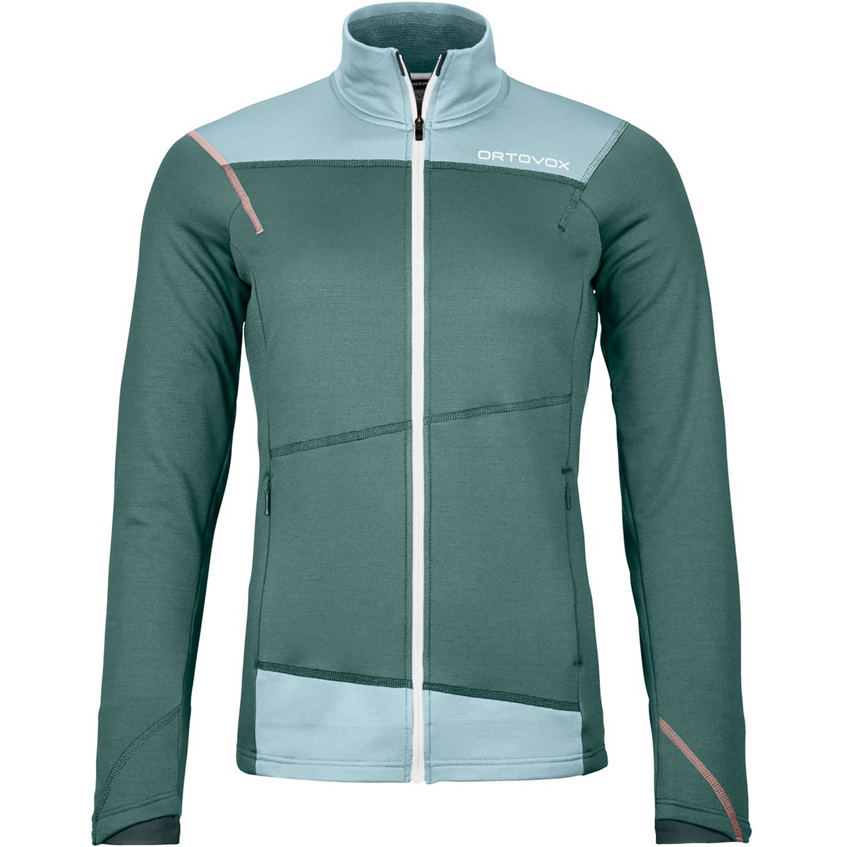 Ortovox Damen Fleece Light Jacke (Größe S, tuerkis)