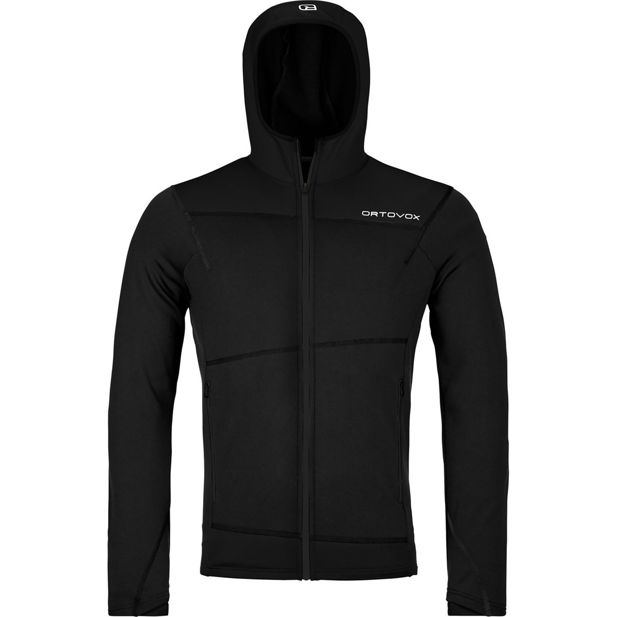 Ortovox Herren Fleece Light Hoodie Jacke (Größe XL, schwarz)