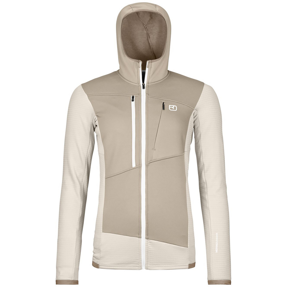 Image of Ortovox Donna Felpa Fleece Grid Hoodie