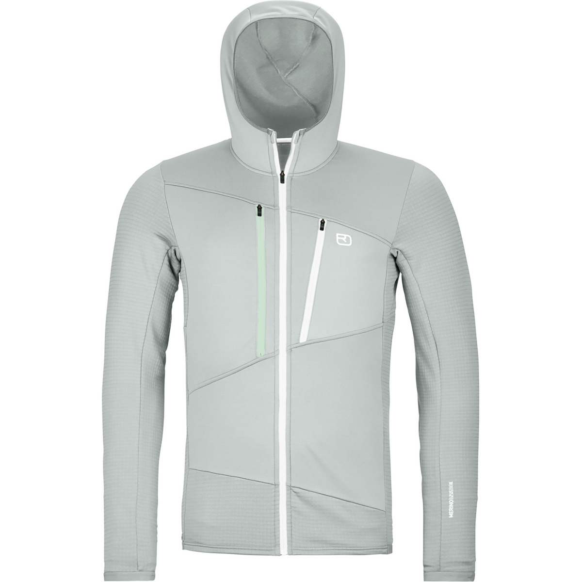 Image of Ortovox Uomo Felpa Fleece Grid Hoodie