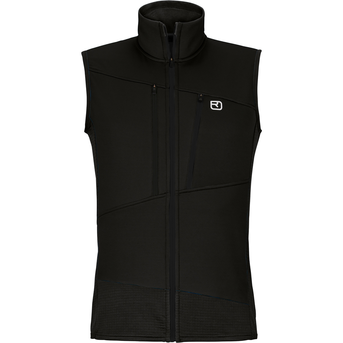 Ortovox Herren Fleece Grid Weste (Größe S, schwarz)