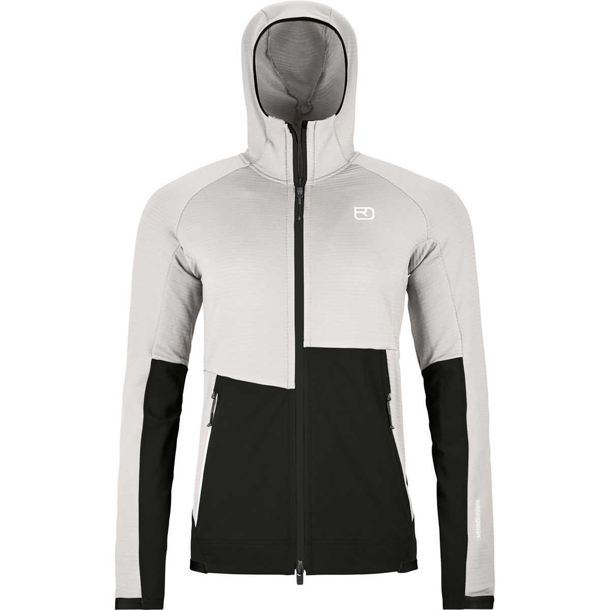 Image of Ortovox Donna Felpa Fleece Rib Hoodie