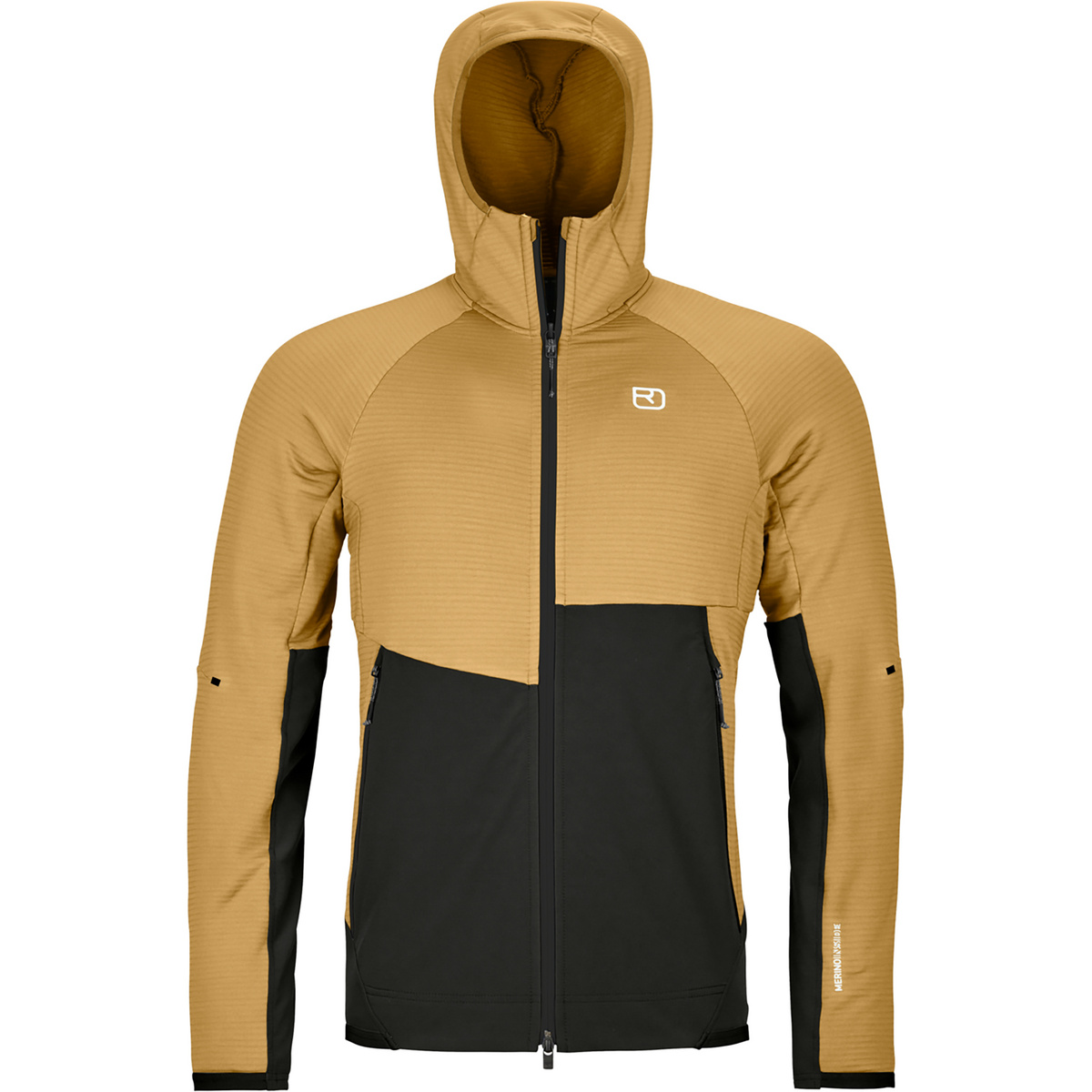 Image of Ortovox Uomo Felpa Fleece Rib Hoodie