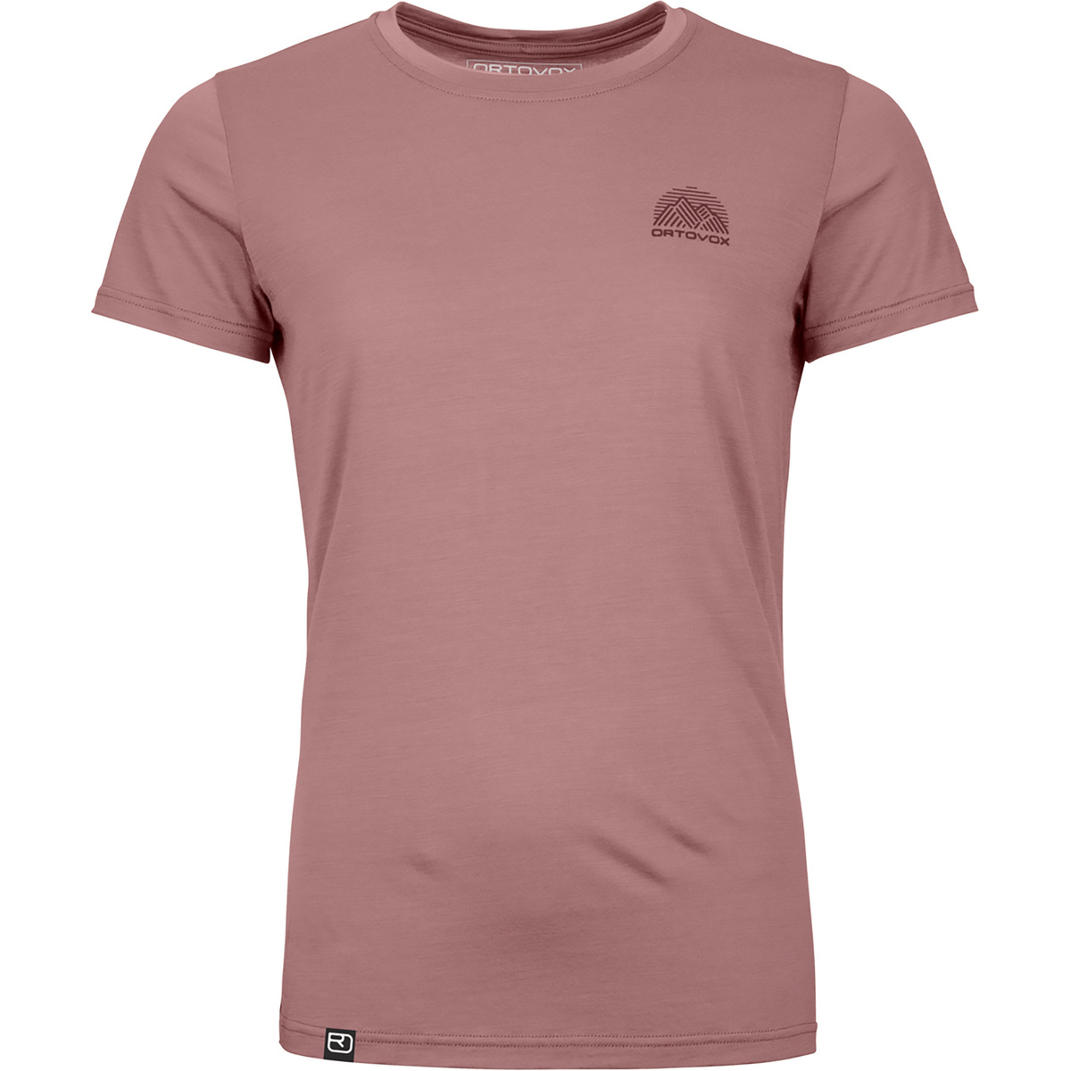 Ortovox Damen 120 Cool Tec Mtn Stripe T-Shirt (Größe XL, rosa)