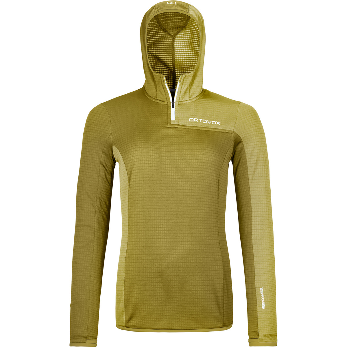 Ortovox Donna Felpa Fleece Light Grid ZN (Taglia XS, Giallo)