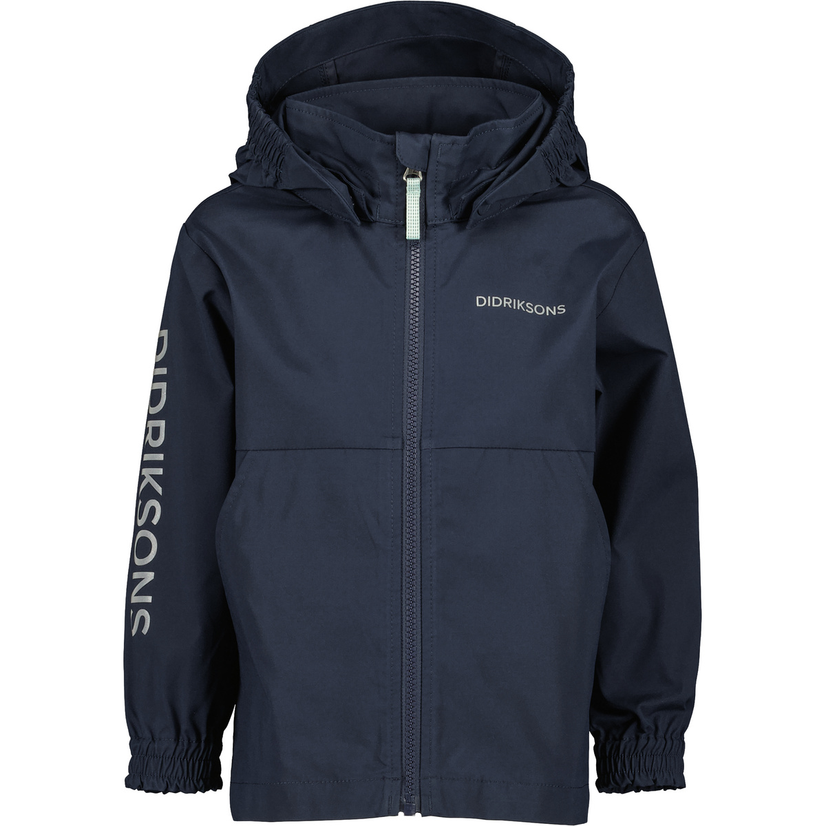 Didriksons Enfants Veste Hallon (taille 80, Bleu)