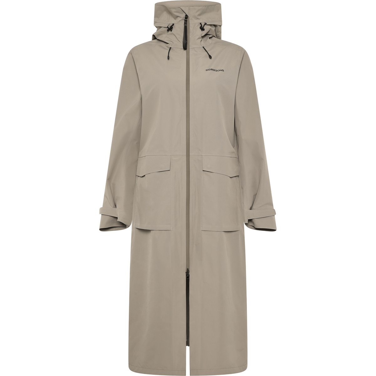 Didriksons Donna Parka Nadja L 4 (Taglia L, Beige)