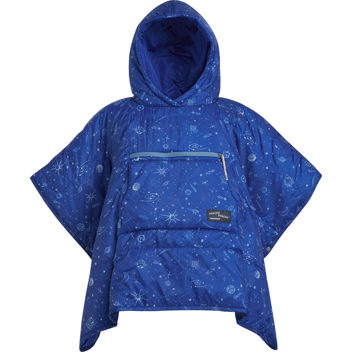 Therm-A-Rest Kinder Honcho Poncho Jacke (Größe ONE SIZE, blau)