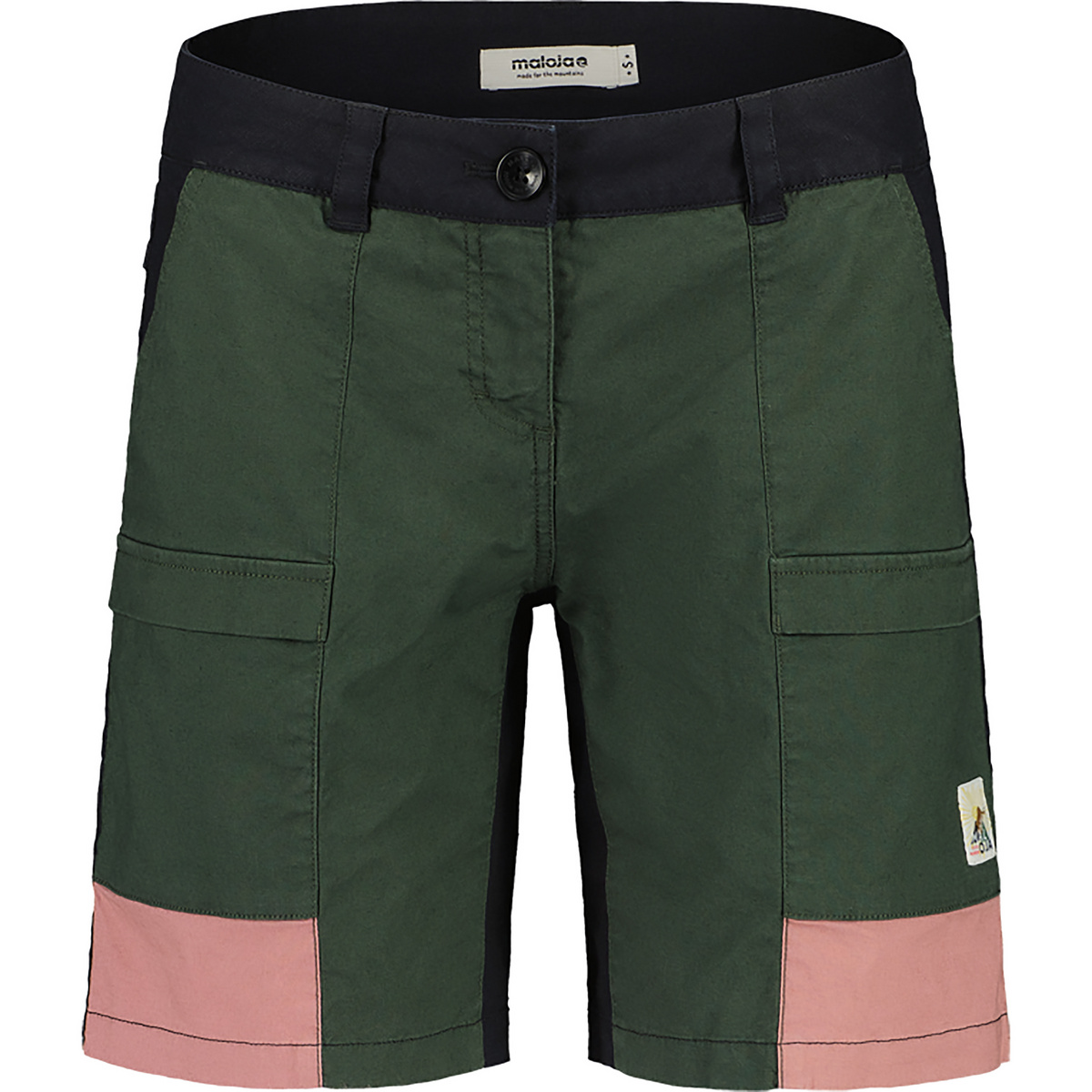 Maloja Donna Pantaloncini LamonazM. (Taglia XS, Verde)