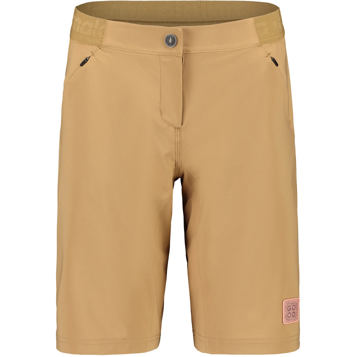 Maloja Damen AnemonaM. Radhose kurz (Größe XS, beige)