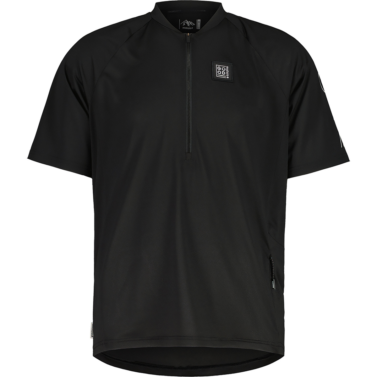 Maloja Uomo Maglia a manica corta CarzanoM. (Taglia M, Nero)